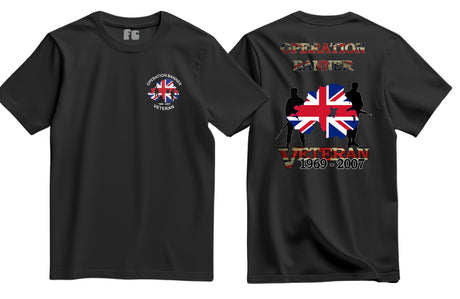 OP Banner Veteran Double Side Printed T-Shirt