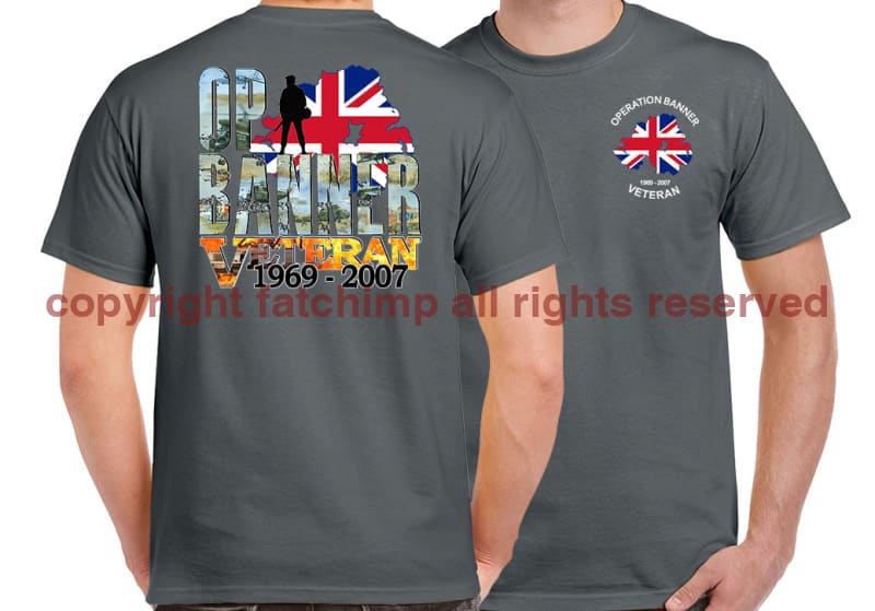 OP Banner Veteran Double Side Printed T-Shirt