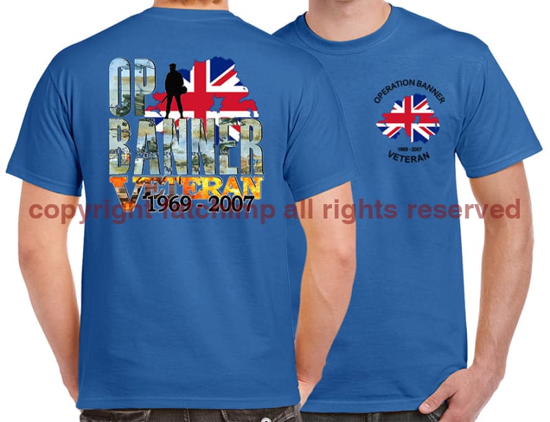 OP Banner Veteran Double Side Printed T-Shirt