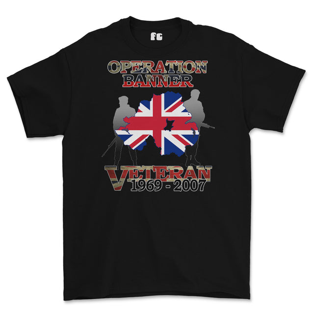 OP Banner Veteran Printed T-Shirt