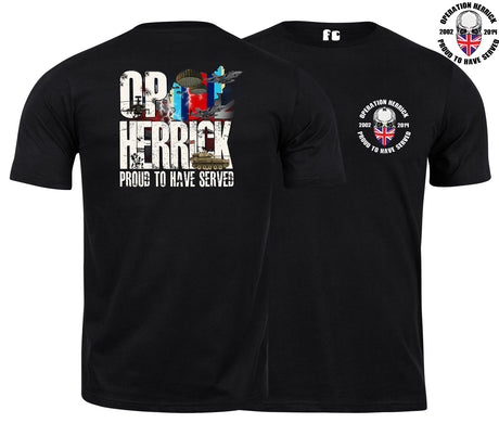 OP Herrick Veteran Double Side Printed T-Shirt