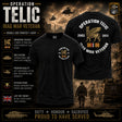 OP Telic Iraq War Veteran Double Side Printed T-Shirt