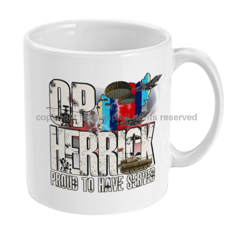 OP HERRICK Proud Veteran Ceramic Mug