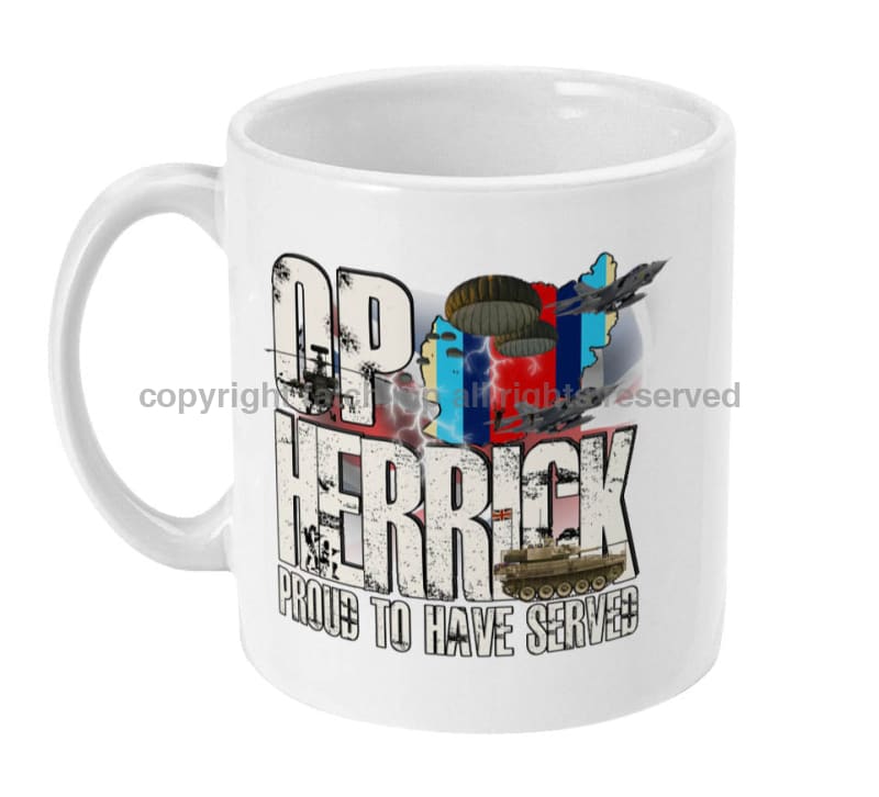 OP HERRICK Proud Veteran Ceramic Mug