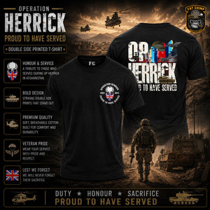 OP Herrick Veteran Double Side Printed T-Shirt
