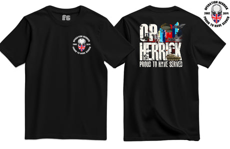 OP Herrick Veteran Double Side Printed T-Shirt