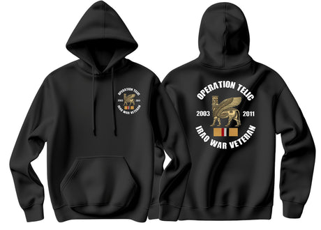 OP Telic Iraq War Veteran Double Side Printed Hoodie