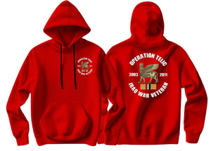 OP Telic Iraq War Veteran Double Side Printed Hoodie