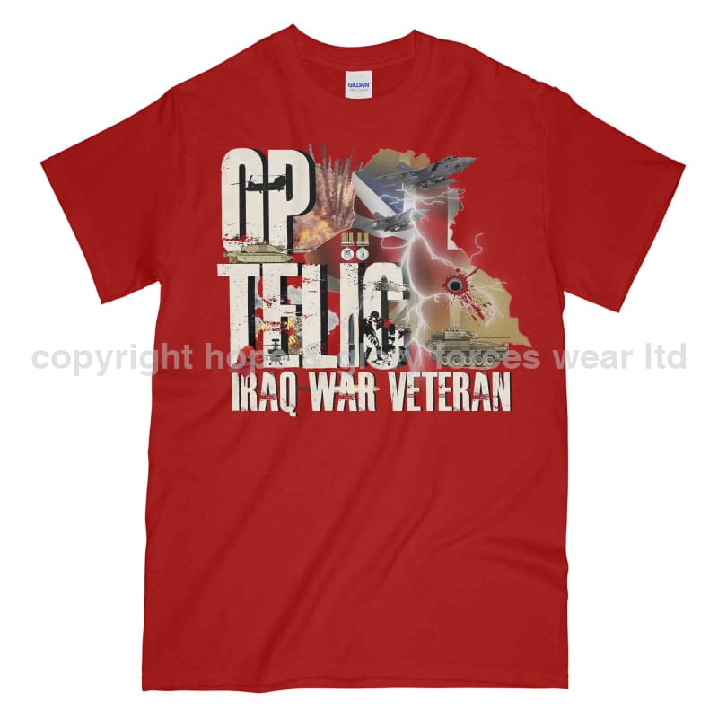OP Telic Iraq War Veteran Printed T-Shirt – Fat Chimp Forces OP Telic Iraq War Veteran Printed T-Shirt – Fat Chimp Forces