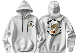OP Telic Iraq War Veteran Double Side Printed Hoodie