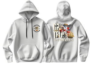 OP Telic Iraq War Zone Veteran Double Side Printed Hoodie
