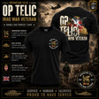 OP Telic Iraq War Zone Veteran Double Side Printed T-Shirt