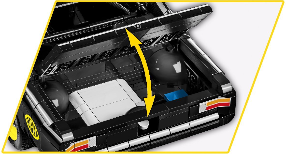 Opel Record C-Schwar brick car model - COBI 24333 - 2078 bricks