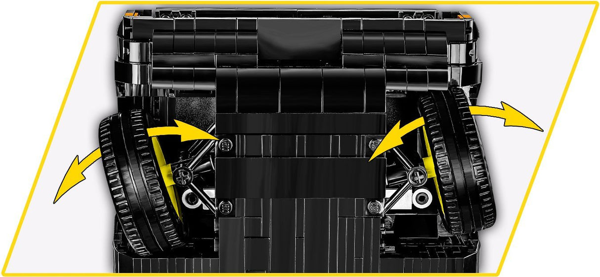 Opel Record C-Schwar brick car model - COBI 24333 - 2078 bricks