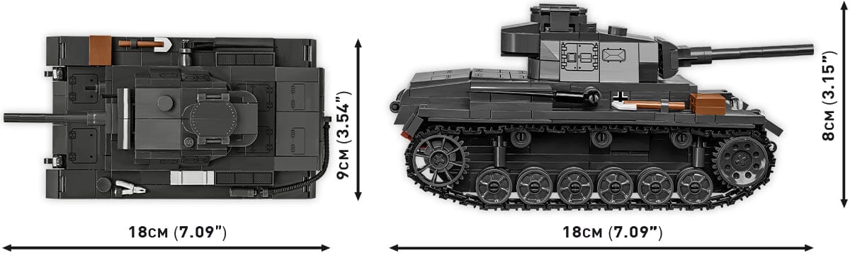 Panzer III Ausf. J brick tank model 