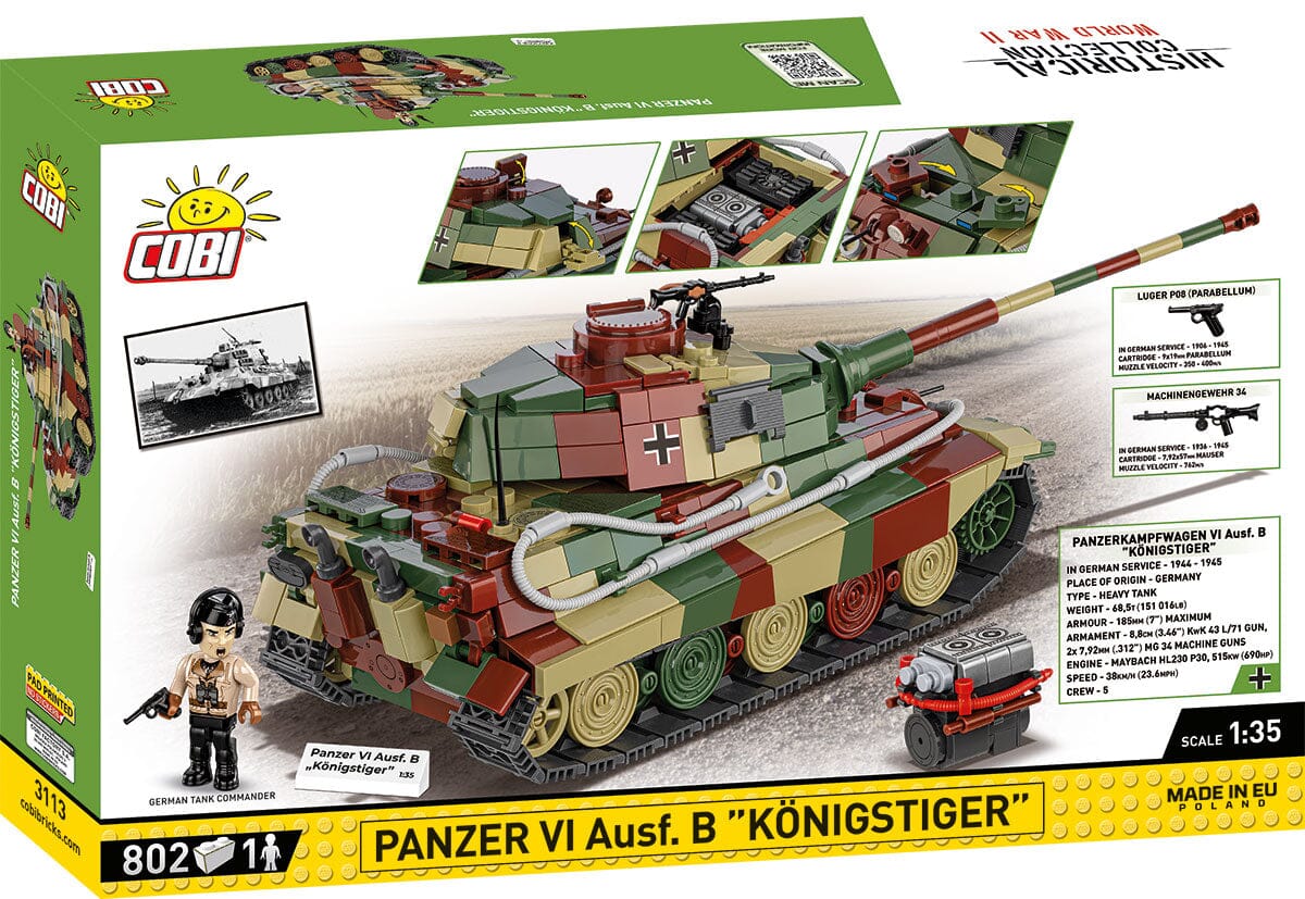 Panzer VI Ausf. B "Konigstiger" tank brick model