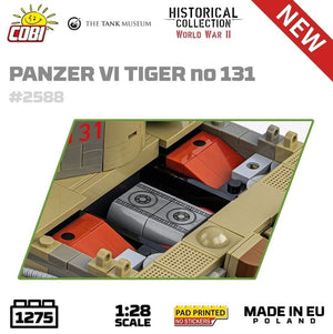 Panzer VI Tiger I 131 The Tank Museum brick tank model 