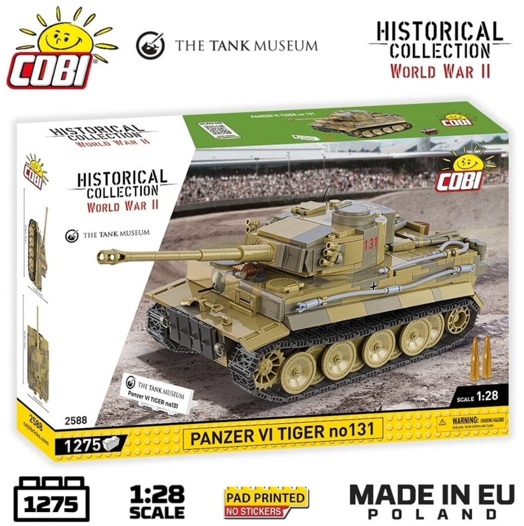 Panzer VI Tiger I 131 The Tank Museum brick tank model 