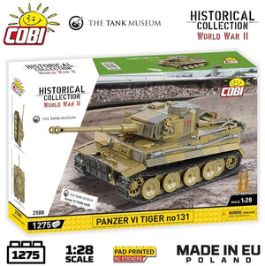 Panzer VI Tiger I 131 The Tank Museum brick tank model 