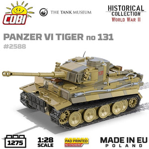 Panzer VI Tiger I 131 The Tank Museum brick tank model 