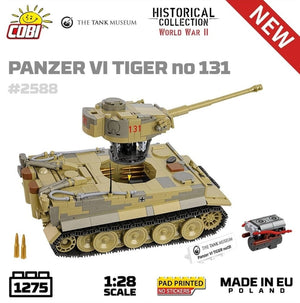 Panzer VI Tiger I 131 The Tank Museum brick tank model 