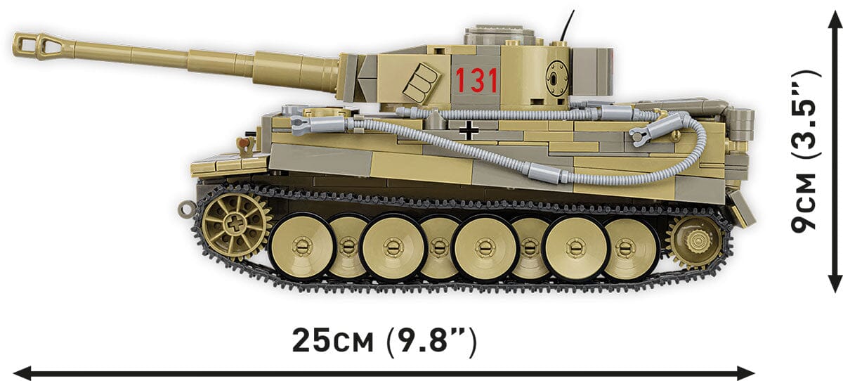 Panzer VI Tiger No. 131 The Tank Museum brick tank model 