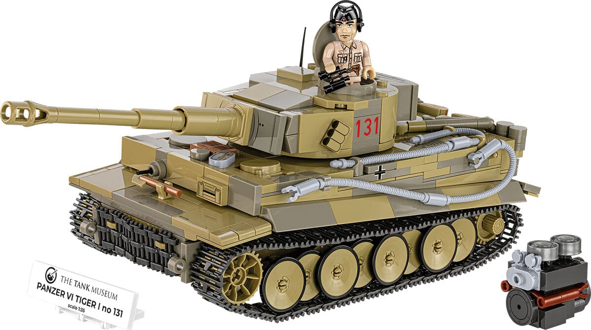 Panzer VI Tiger No. 131 The Tank Museum brick tank model 