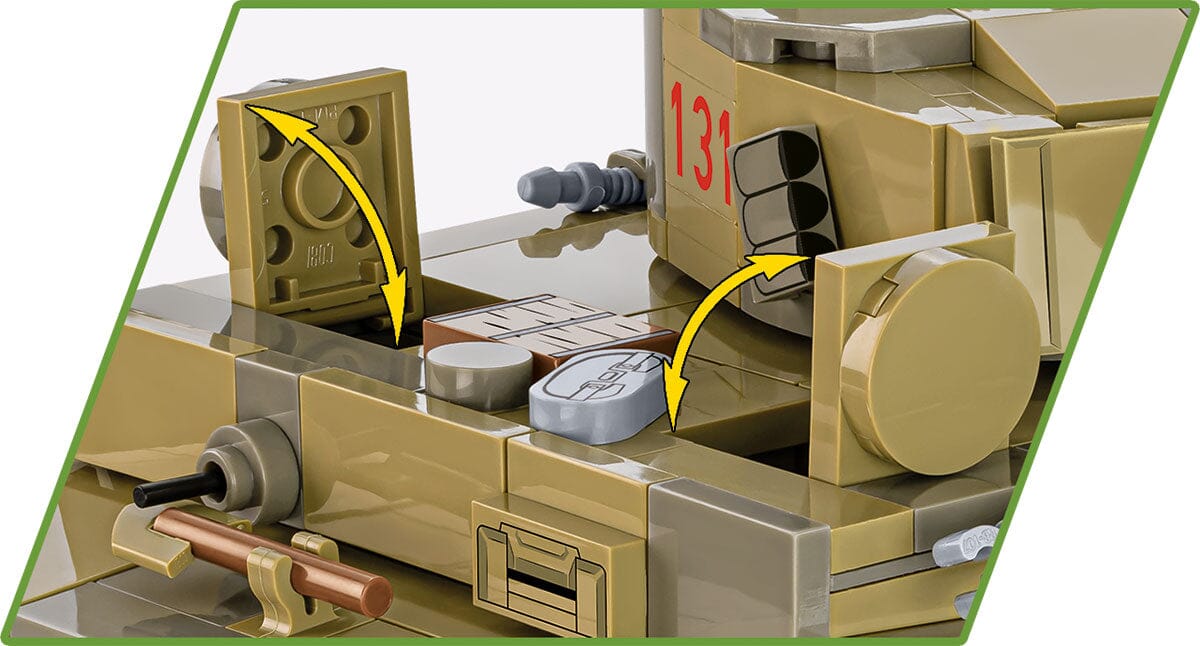 Panzer VI Tiger No. 131 The Tank Museum brick tank model 