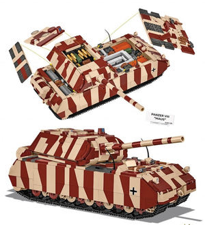 Panzer VIII Maus brick tank model - COBI 3138 - 1353 bricks