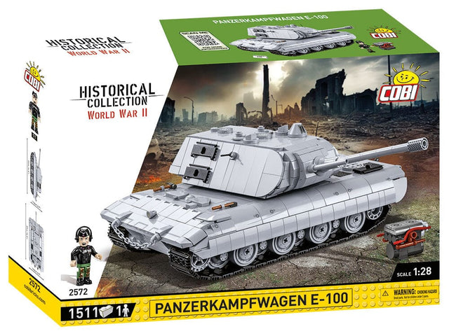 Panzerkampfwagen E-100 brick tank model 