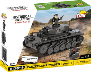 Panzerkampfwagen II Ausf. F brick tank model