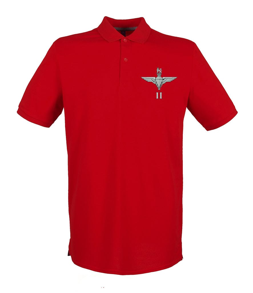 Parachute Regiment 2 PARA Embroidered Pique Polo Shirt
