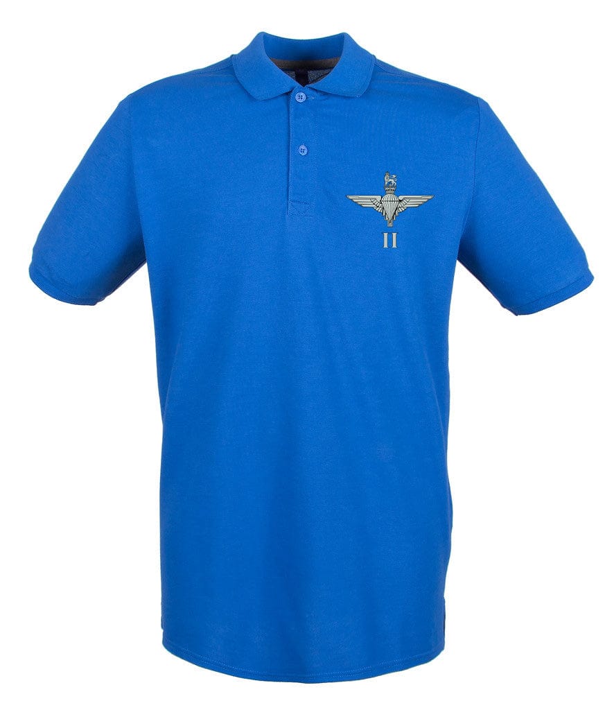 Parachute Regiment 2 PARA Embroidered Pique Polo Shirt