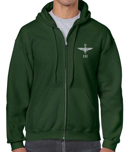 Parachute Regiment 3 PARA Unisex Full Zip Hoodie