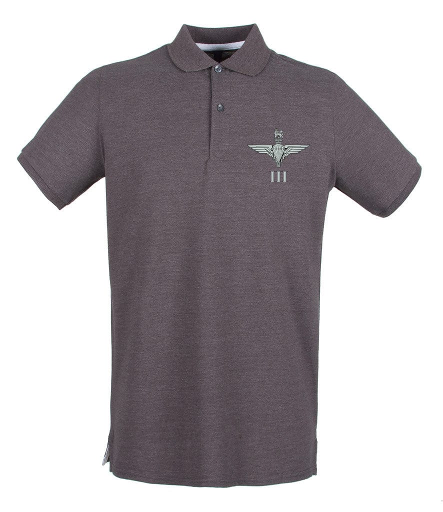 Parachute Regiment 3 PARA Embroidered Pique Polo Shirt