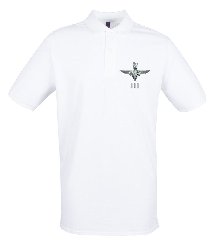 Parachute Regiment 3 PARA Embroidered Pique Polo Shirt