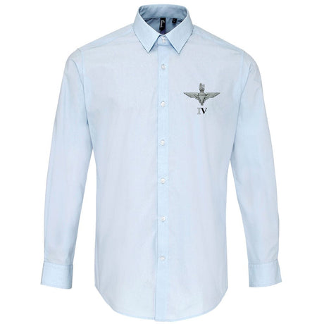 Parachute Regiment 4 PARA Embroidered Long Sleeve Oxford Shirt