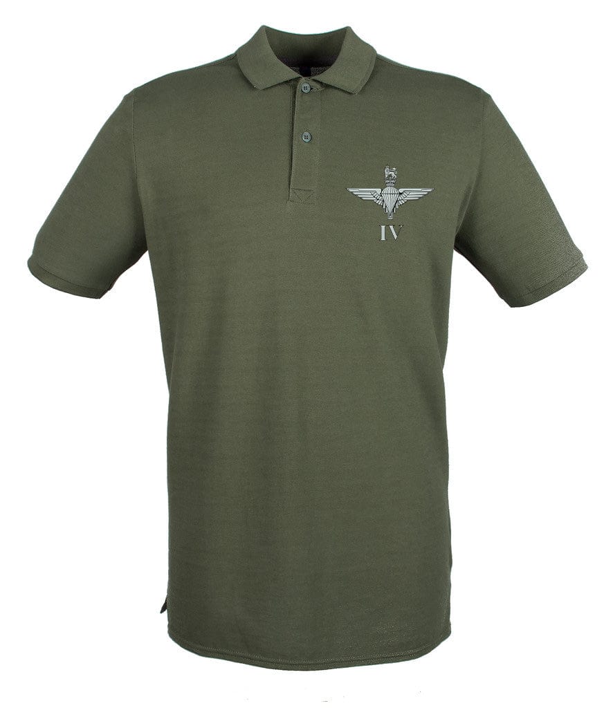 Parachute Regiment 4 PARA Embroidered Pique Polo Shirt