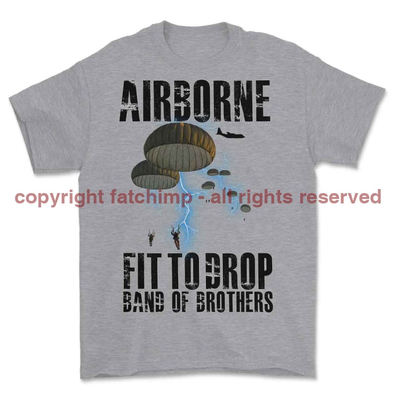 Para Airborne Fit to Drop Printed T-Shirt