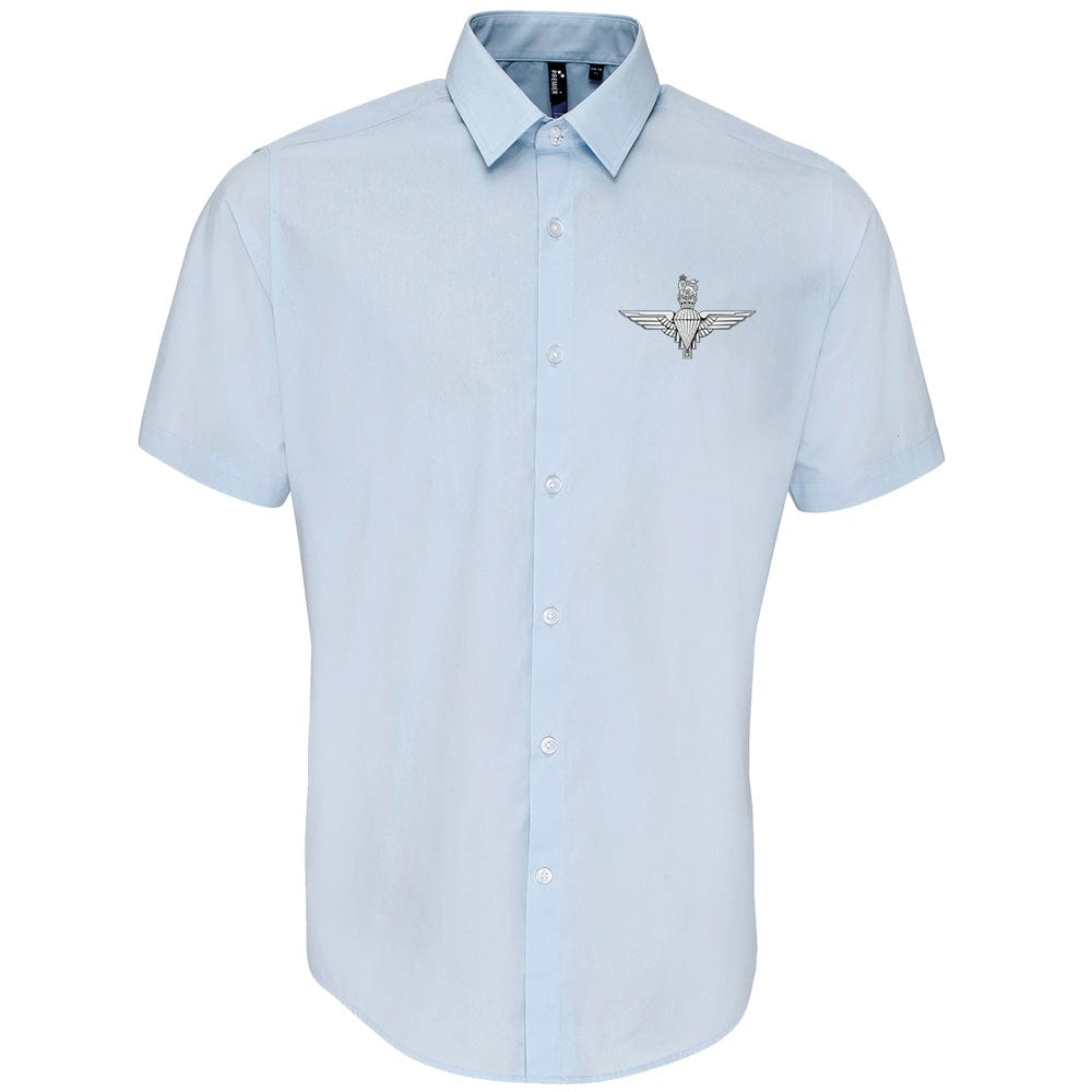 Parachute Regiment Embroidered Short Sleeve Oxford Shirt