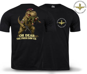 Para - Oh Dear The Para Saw Us T-Rex Double Print T-Shirt