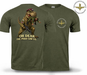 Para - Oh Dear The Para Saw Us T-Rex Double Print T-Shirt