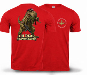 Para - Oh Dear The Para Saw Us T-Rex Double Print T-Shirt