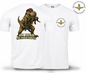 Para - Oh Dear The Para Saw Us T-Rex Double Print T-Shirt