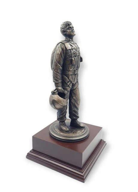 Parachute Display Skydiver Figurine Military Statue