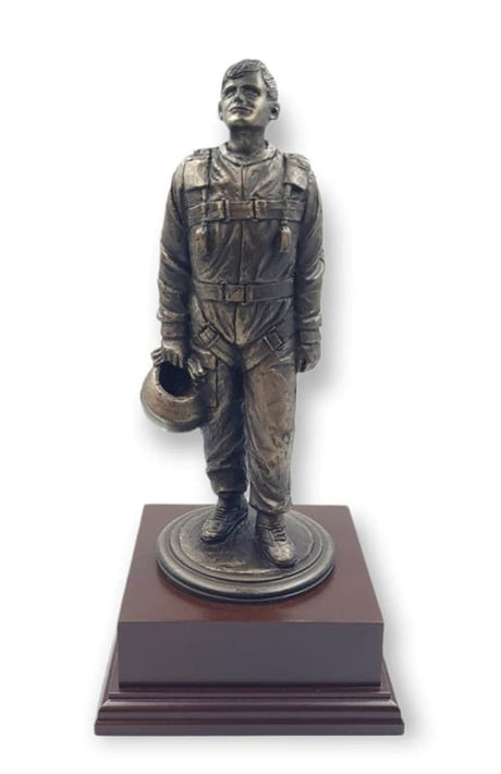 Parachute Display Skydiver Figurine Military Statue