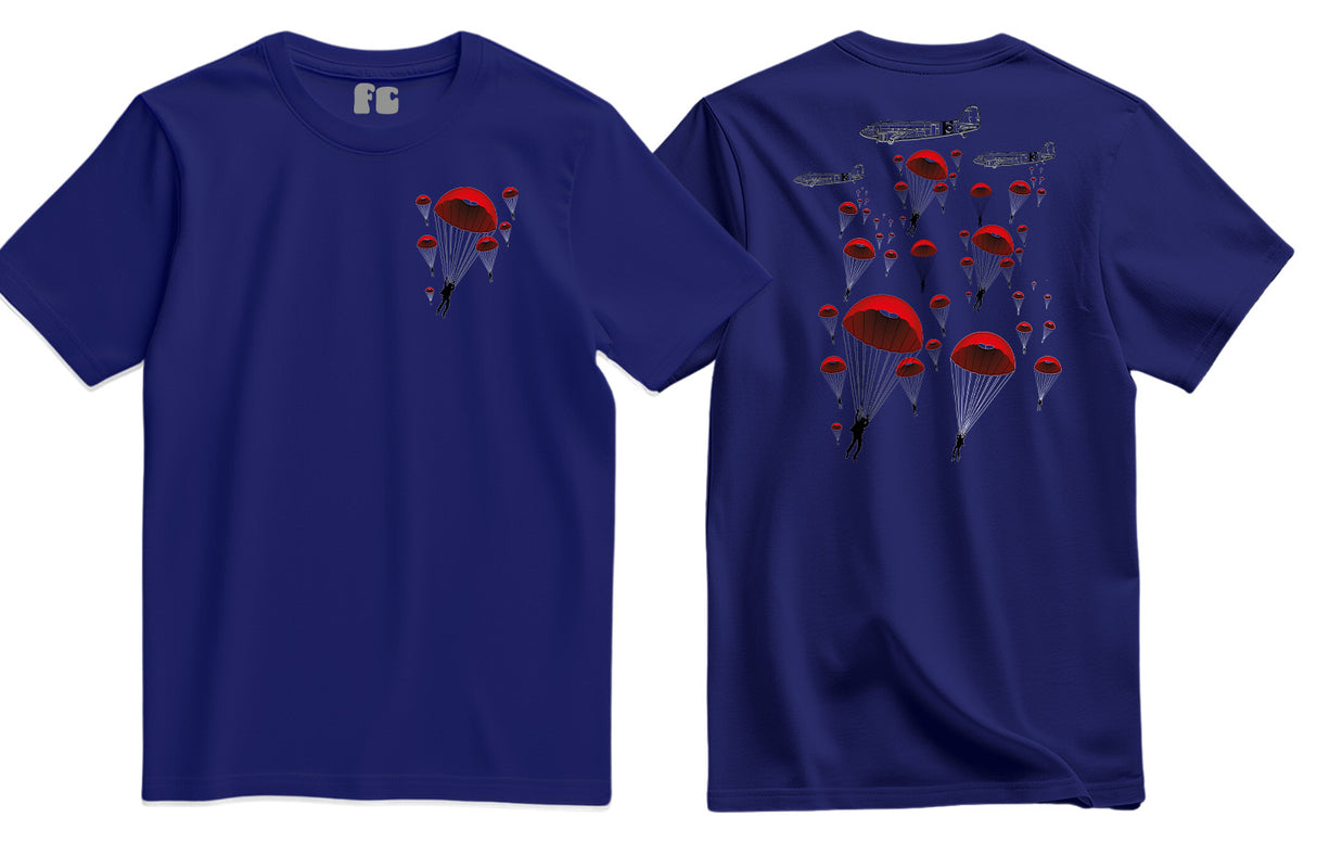 Poppy Chutes Lest We Forget Double Print T-Shirt