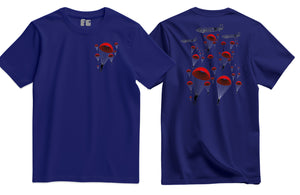 Poppy Chutes Lest We Forget Double Print T-Shirt