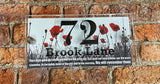 Poppy We Will Remember Them House Sign