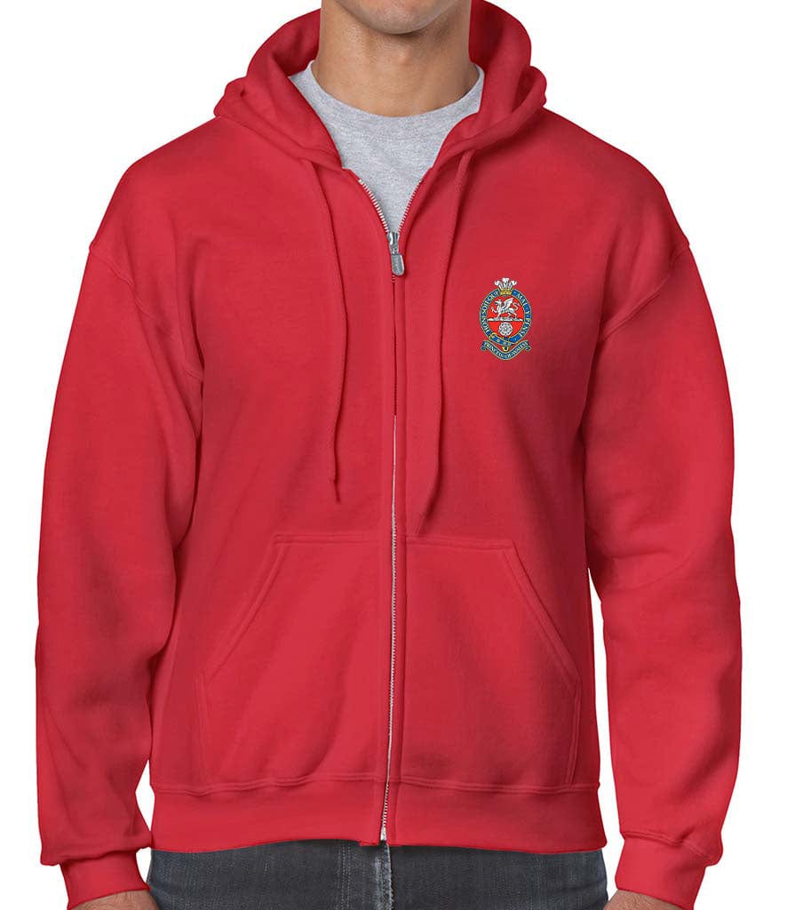 Princess of Wales' Royal Regiment Unisex Full Zip Hoodie